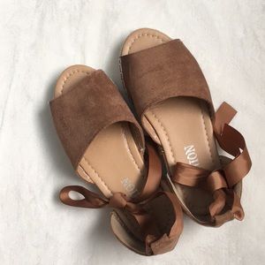 Lace Up Espadrille Sandals